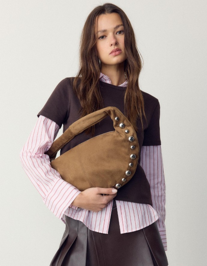 Τσάντα ώμου με τρουκς