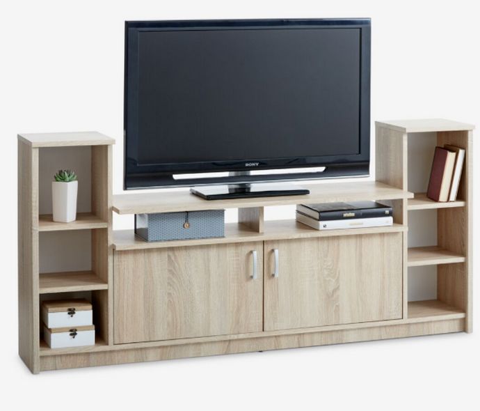 Έπιπλο Τηλεόρασης με χρωματισμένη ανοιχτή δρυς