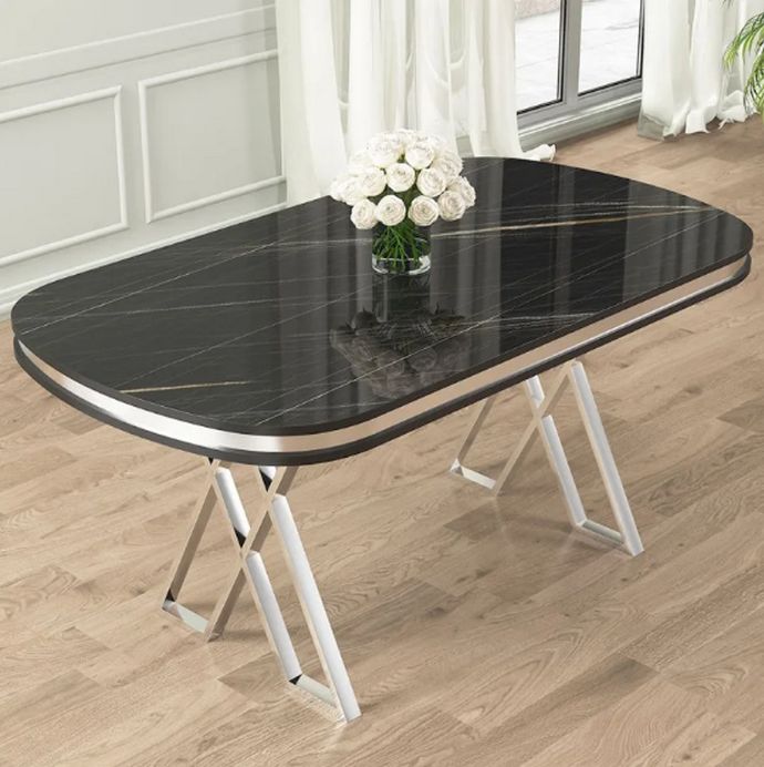 Τραπεζαρία Zae - Black Marble