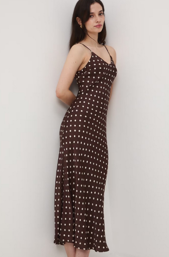Πουά slip dress