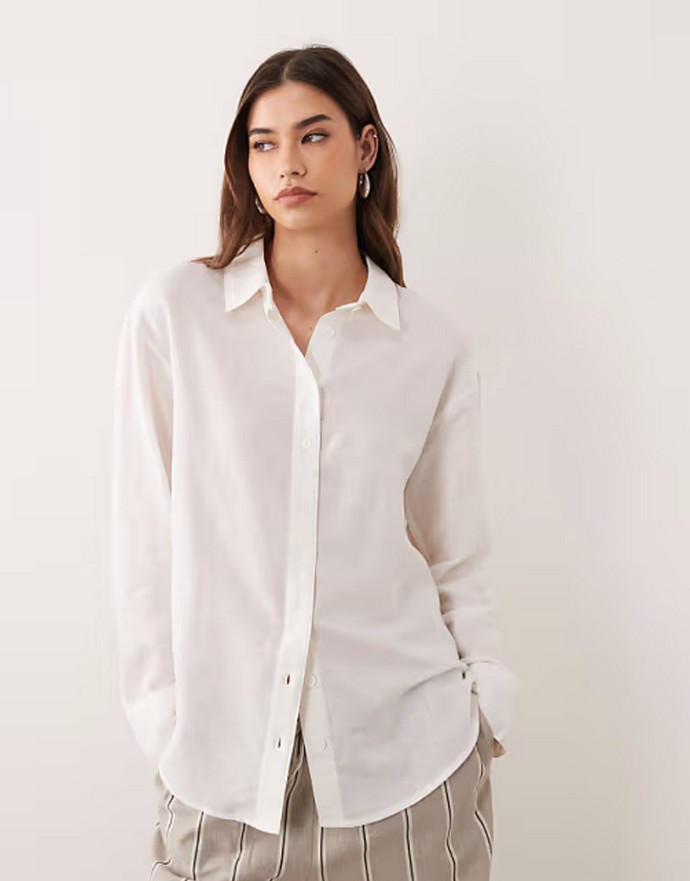 Πουκάμισο με μείγμα από λινό