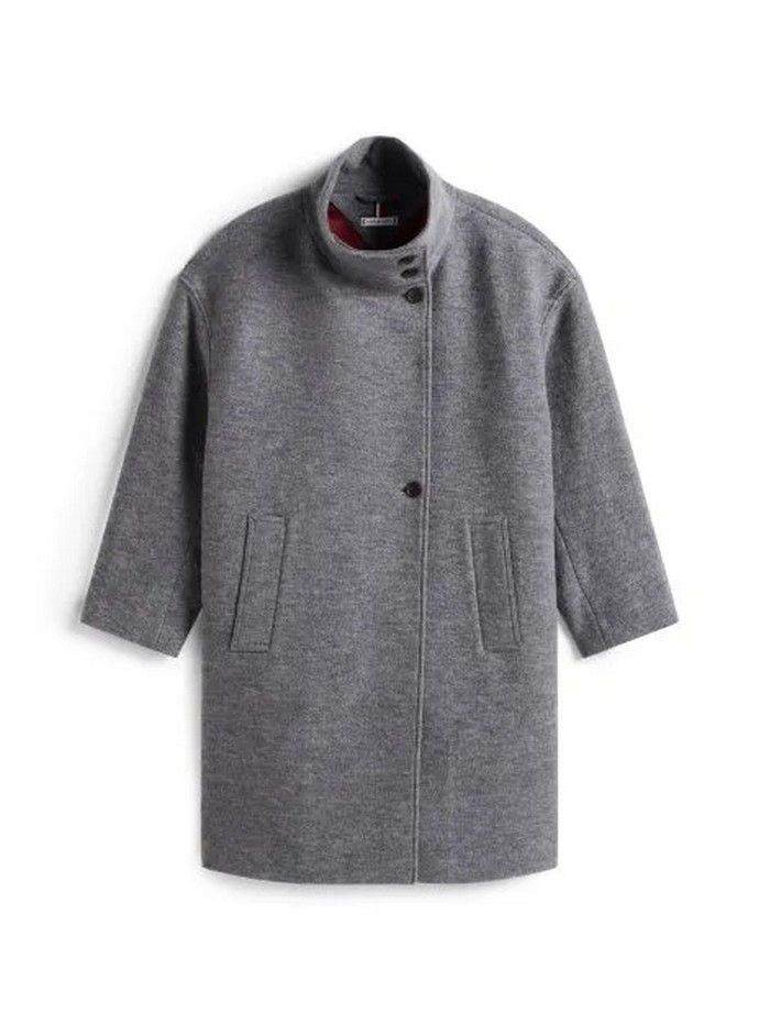 Πανωφόρι με ψηλό γιακά