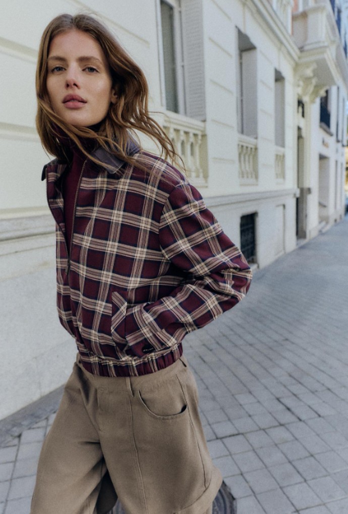 Βomber με πέτο από δερματίνη 