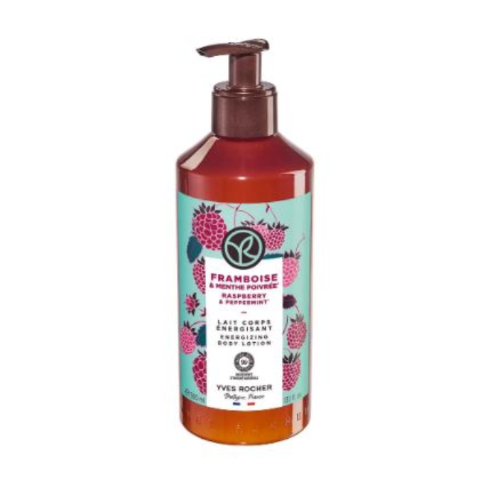 Yves Rocher Raspberry & Peppermint Energizing Body Lotion
