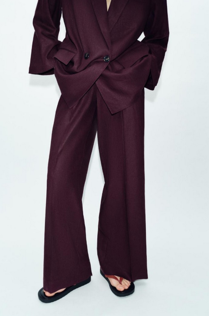 Ίσιο παντελόνι λινό